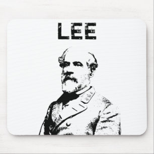 Mousepad Robert E. Lee -- Preto e branco