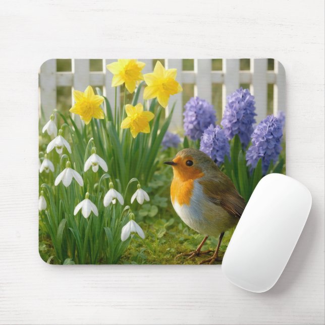 Mousepad Robin (Com mouse)