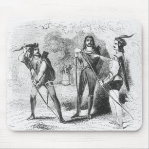 Mousepad Robin Hood, escarlate e John