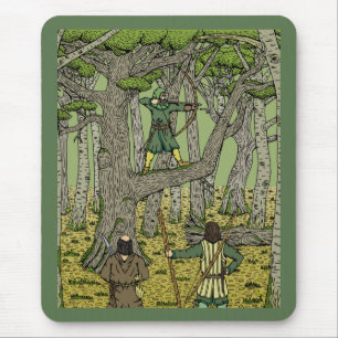 Mousepad Robin Hood na Floresta Sherwood