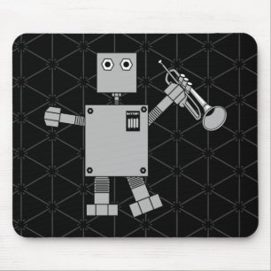 Mousepad Robô de Trompete