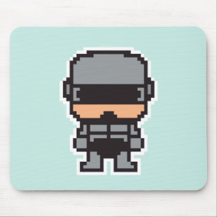 Mousepad Robô policial pixelado fofo
