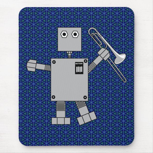 Mousepad Robô Trombone (Frente)