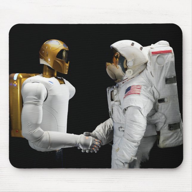 Mousepad Robonaut 2, um astronauta humanoide destreza 4 (Frente)