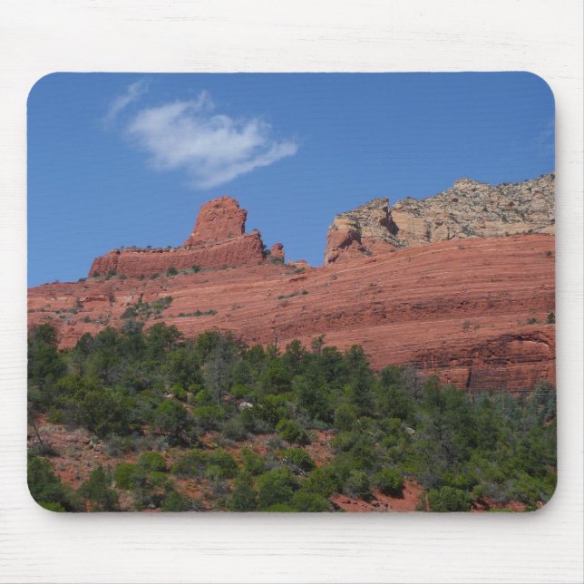 Mousepad Rocha a vapor em fotografia de Arizona de Sedona (Frente)