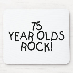 Mousepad Rocha das pessoas de 75 anos