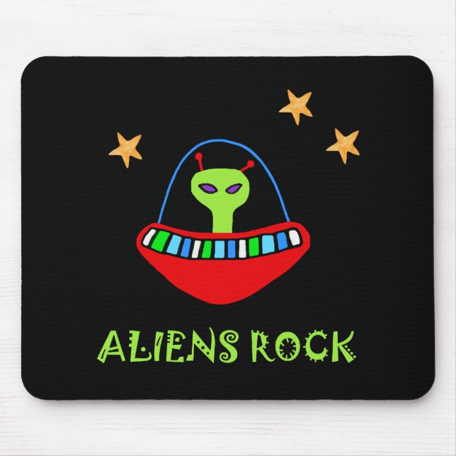 Mousepad rocha dos aliens! (Frente)