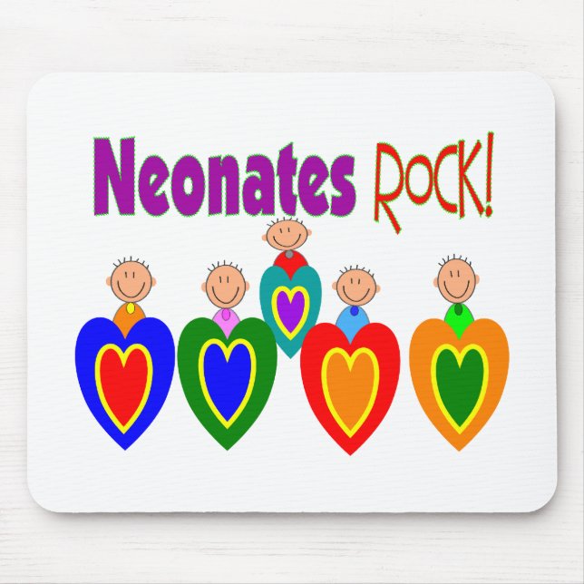 Mousepad ROCHA Neonates dos presentes da enfermeira de (Frente)