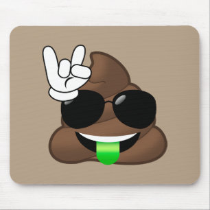 Mousepad Rocha no tombadilho de Emoji