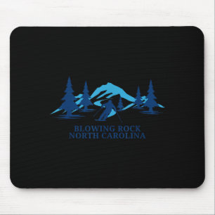 Mousepad rocha soprando carolina do norte resort de esqui e