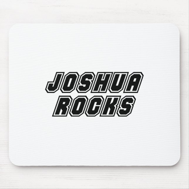 Mousepad Rochas de Joshua (Frente)