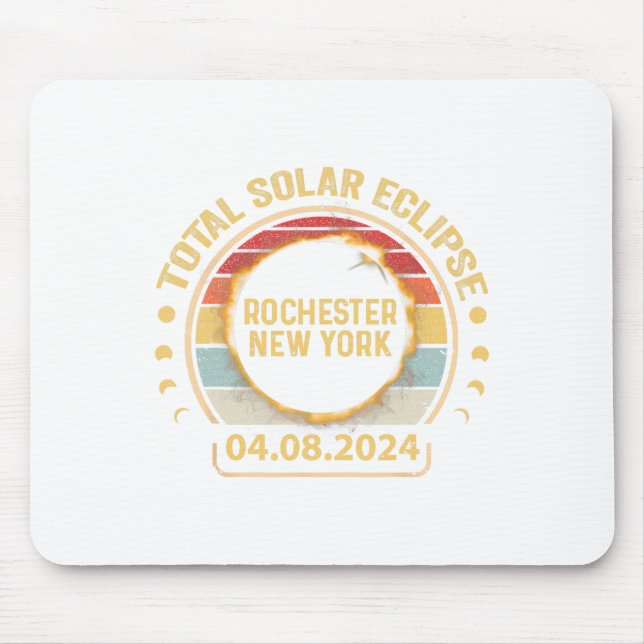 Mousepad Rochester New York Ny Total Solar Eclipse Party 20 (Frente)