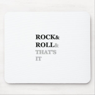 Mousepad Rock and Roll E é isso