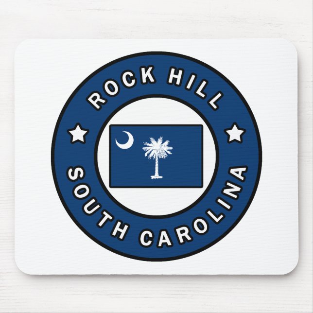 Mousepad Rock Hill Carolina do Sul (Frente)