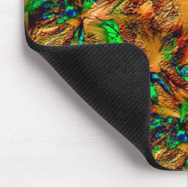 Mousepad Rock muito rústico em amarelo queimado com ponto v