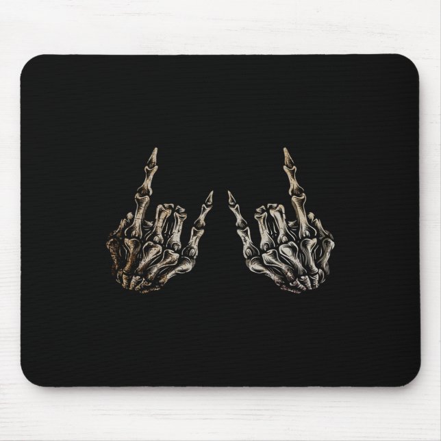 Mousepad Rock On Banda Para As Mulheres Rock And Rols Para  (Frente)