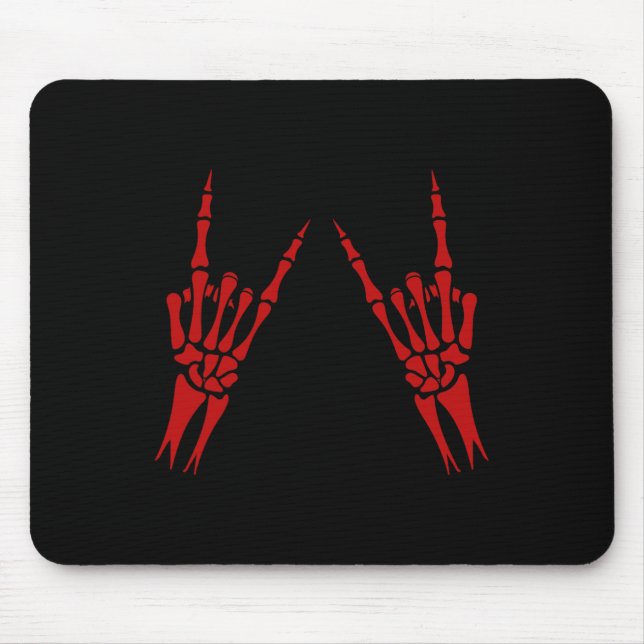 Mousepad Rock On Banda Para As Mulheres Rock And Rols Para  (Frente)