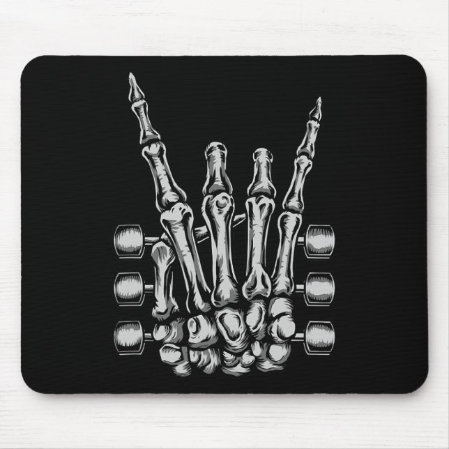 Mousepad Rock On Banda Para As Mulheres Rock And Rols Para  (Frente)