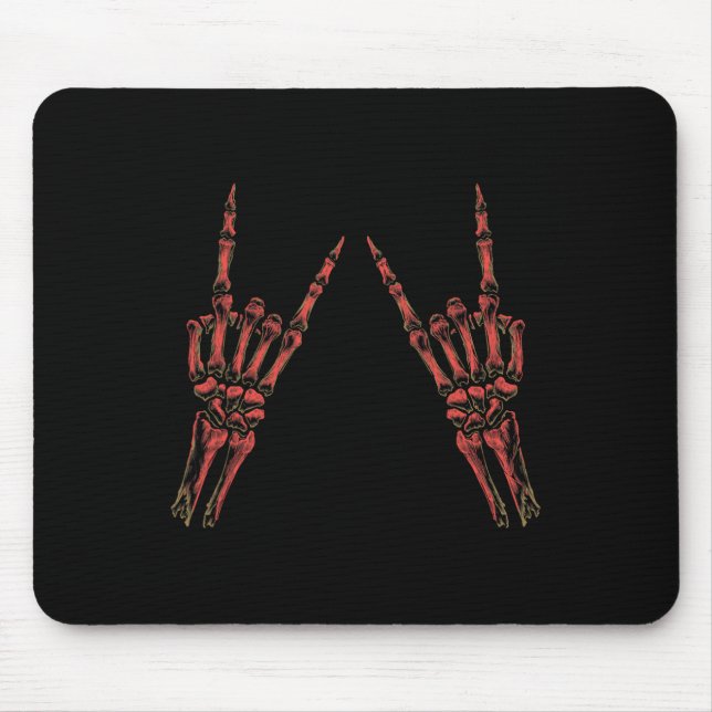 Mousepad Rock On Banda Para As Mulheres Rock And Rols Para  (Frente)