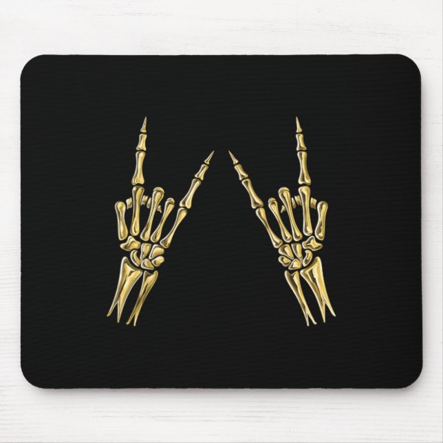 Mousepad Rock On Banda Para As Mulheres Rock And Rols Para  (Frente)