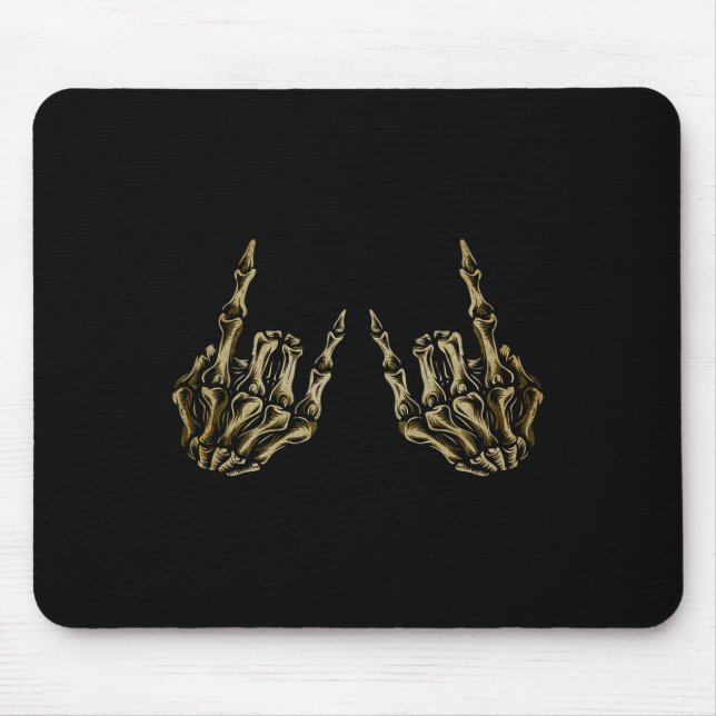 Mousepad Rock On Banda Para As Mulheres Rock And Rols Para  (Frente)