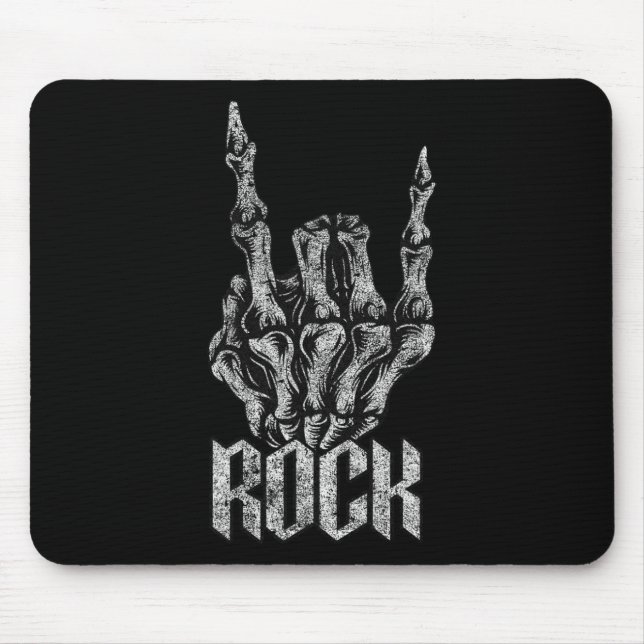 Mousepad Rock On Banda Para As Mulheres Rock And Rols Para  (Frente)