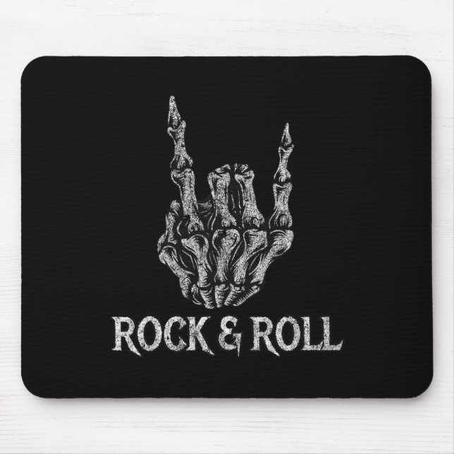 Mousepad Rock On Banda Para As Mulheres Rock And Rols Para  (Frente)