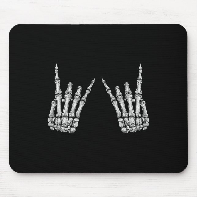 Mousepad Rock On Banda Para As Mulheres Rock And Rols Para  (Frente)