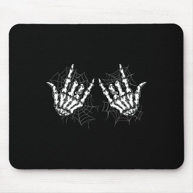 Mousepad Rock On Banda Rock And Roll Men Halloween Cos (Frente)