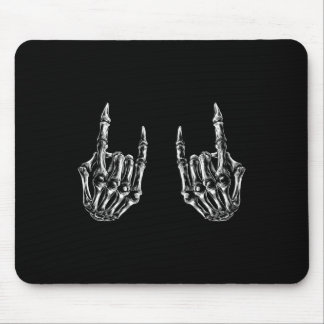 Mousepad Rock On Rock Star Skeleton Hands - Concert Bynd Gr