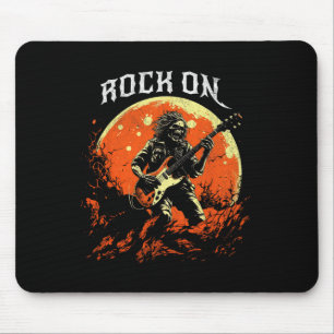 Mousepad Rock On Skeleton Tocando Violão Rock And Roll Hall