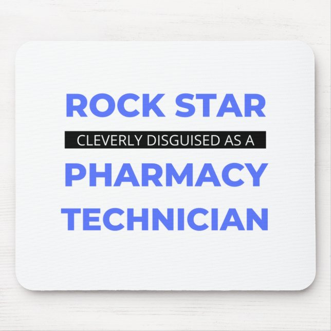 Mousepad Rock Star Claramente Disfarçada Como Uma Farmacaci (Frente)