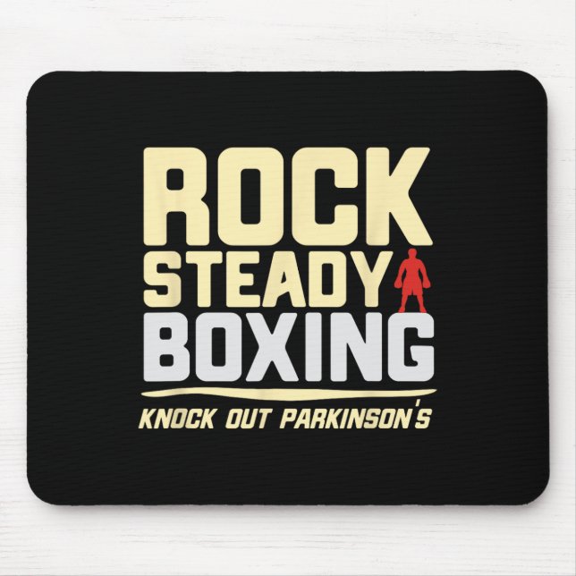 Mousepad Rock Steady Boxing Parkinson (Frente)