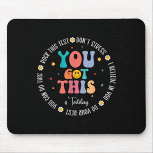 Mousepad Rock The Test Teacher Testing Day Motivational Tes