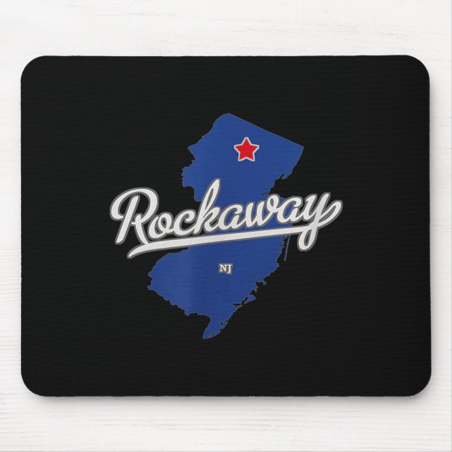Mousepad Rockaway New Jersey Nj Map  (Frente)