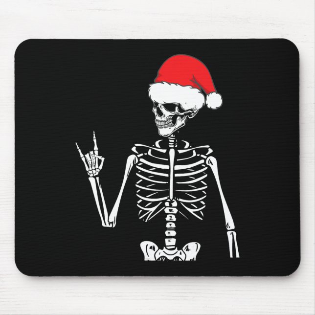 Mousepad Rocker Skeleton Rocha Sobre O Fato De Figurar No N (Frente)
