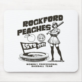 Mousepad Rockford Peaches Women's Bysebyll Team 1943 - 