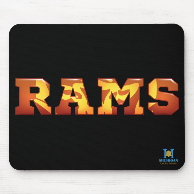 Mousepad Rockford Rams (Frente)