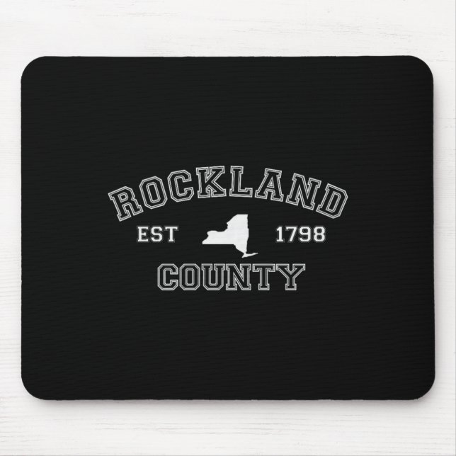 Mousepad Rockland County New York Est 1798, Ny Collegiate S (Frente)