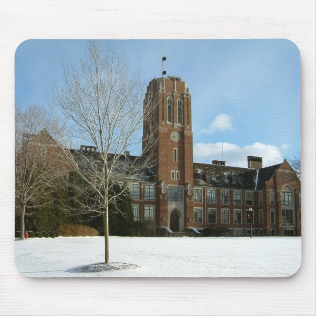 Mousepad Rockwell no inverno no Grove City College (Frente)