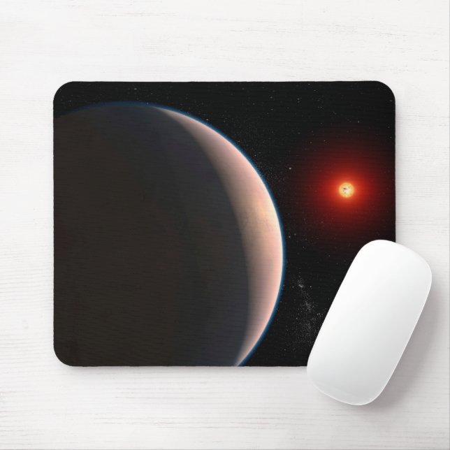 Mousepad Rocky Exoplaneta Gj 486 B Orbitando Uma Estrela An (Com mouse)