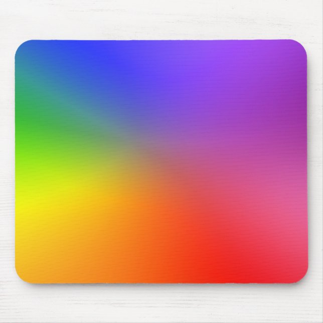 Mousepad Roda de Cores: Cores Abstratas (Frente)