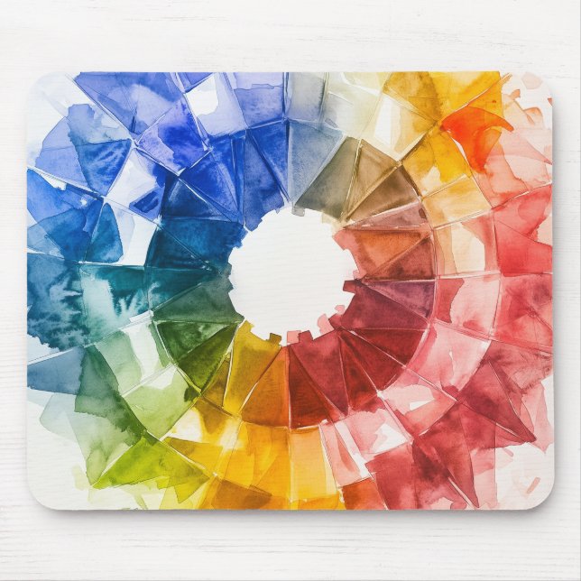 Mousepad Roda de referência de cor (Frente)