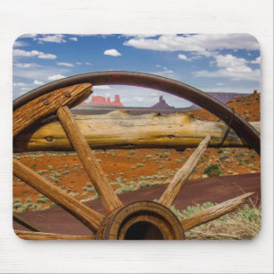 Mousepad Roda de vagão close up, Arizona