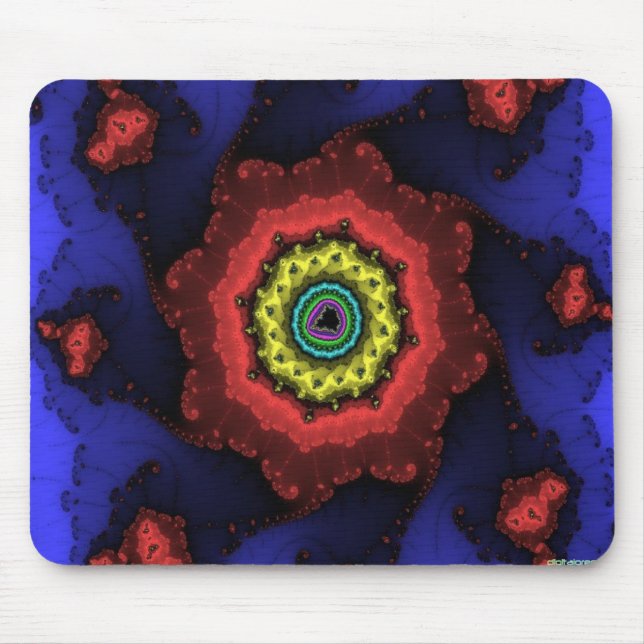 Mousepad roda do fractal (Frente)