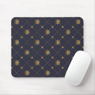 Mousepad Roda do navio Dourado