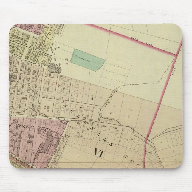 Mousepad Rodas a sul, 5.o, 6.o e 8.o (Frente)