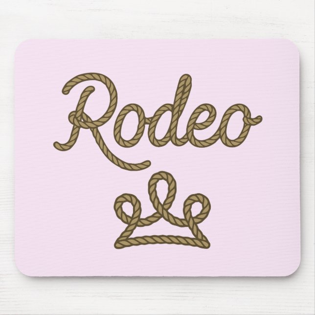 Mousepad Rodeo Princess Country Western Tiara Crown (Frente)