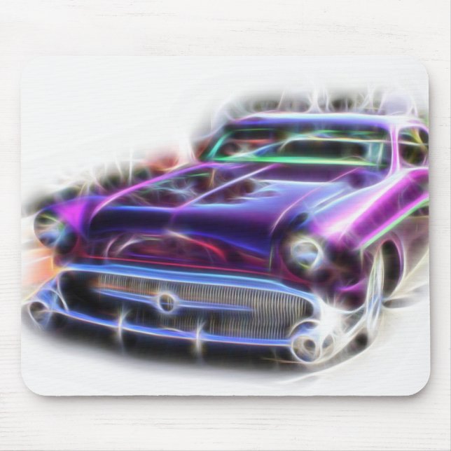 Mousepad Rodo de Mouse Hotrod Merc Mercury Pad Fople Rodder (Frente)