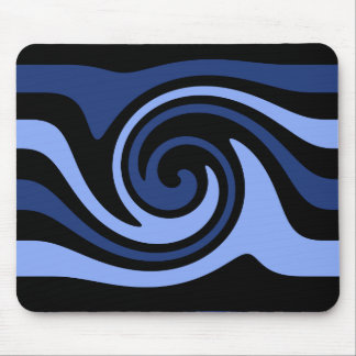 Mousepad Rodovalho preto azul